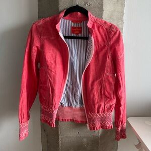 Vivienne Westwood Red Label Salmon Color Bomber Jacket XS